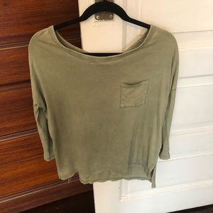 Olive green shirt